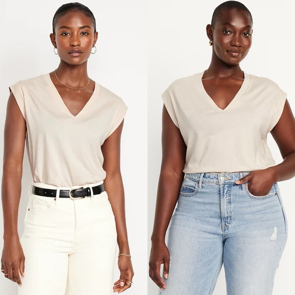Old Navy Sleeveless V-Neck Muscle Tee Top 3X